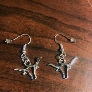 bull head earrings!